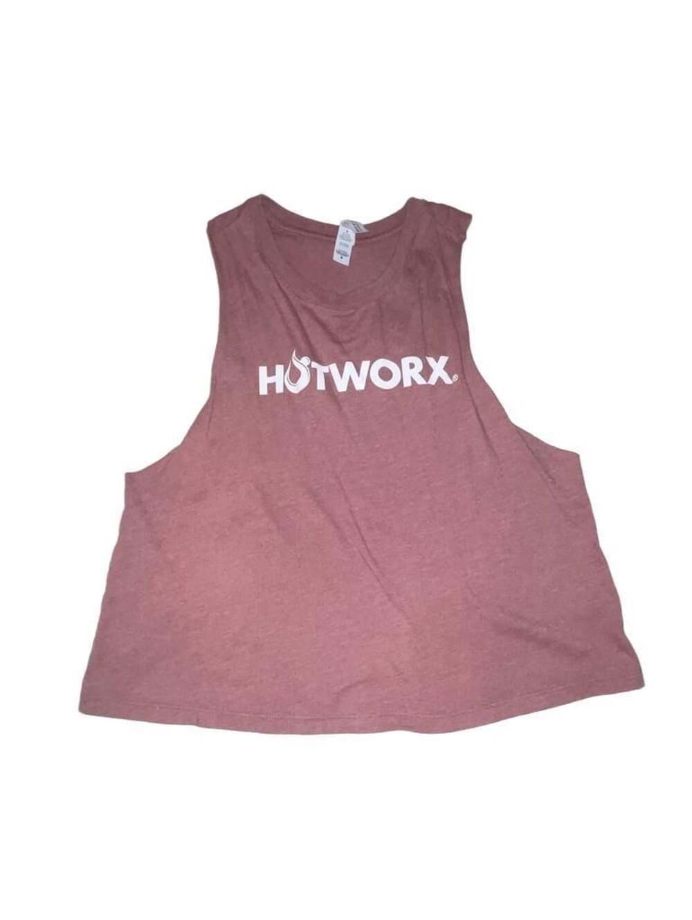 Hotworx Pink Cropped Tank Top Size M